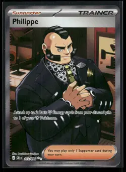 Philippe 110/086 Holo Chaos Rising NM/M Pokemon - Image 1