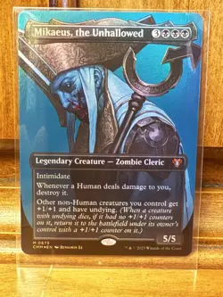 Mikaeus, the Unhallowed (Borderless) Commander Masters Foil - Image 1