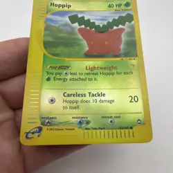 Pokemon TCG Aquapolis 83/147 HOPPIP E-Reader REVERSE HOLO NMT - Image 2