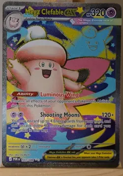 Mega Clefable EX 103/088 Perfect Order Ultra Rare Holo Pokemon Card EN - Image 1