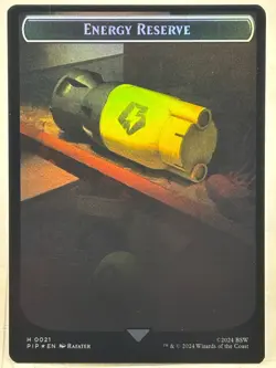 Energy Reserve - Zombie Mutant Token NM* FOIL Fallout 0021 mtg -UnltdCards - Image 1