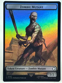 Energy Reserve - Zombie Mutant Token NM* FOIL Fallout 0021 mtg -UnltdCards - Image 2