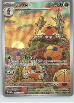 Dottler SV04: Paradox Rift [184/182] Illustration Rare Holofoil NM Pokemon - Image 1