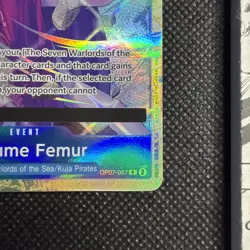 OP07-057 Perfume Femur : Rare Promo Foil English One Piece TCG Card : Premium Ca - Image 4
