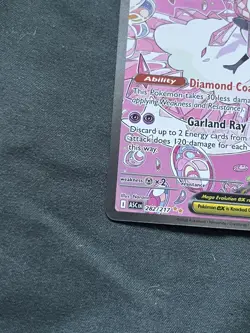 Pokemon TCG Mega Diancie EX 282/217 Ascended Heroes Secret Rare Holo Full Art EN - Image 3
