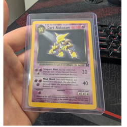 WOTC Dark Alakazam 1/82 Team Rocket Holo Rare 2000 English Unlimited 60 HP - Image 1