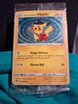 promo card special delivery pikachu card - Image 1