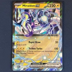Miraidon ex 079/197 - Obsidian Flames - Double Rare Holo Pokemon Card - NM - Image 1