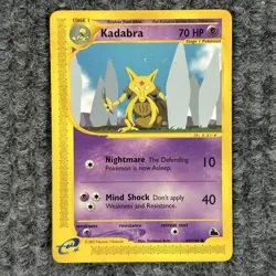Vintage Pokemon Kadabra 69/144 Common Skyridge LP Trading Card - Image 1