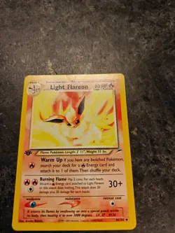 Light Flareon 46/105 1st Edition Neo Destiny Pokemon Card - Image 2