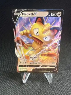 Meowth V SWSH004 SWSH: Sword & Shield Promo Cards Holo - Image 1