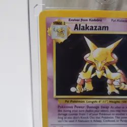 Alakazam 1/102 Base Set Vintage 1999 Pokemon Rare Holo Card English - Image 5