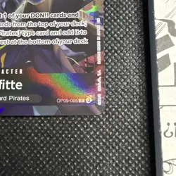 OP09-095 Laffitte : Rare Promo Foil English One Piece TCG Card : Premium Card Co - Image 4