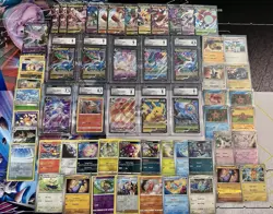 HUGE Pokemon Misprint/Error Lot - CGC Slabs, Miscut, Crimp, Ink Error, etc. - Image 1