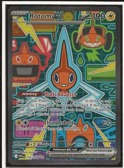 Me02: Phantasmal Flames Pokemon TCG Rotom SIR - Image 1