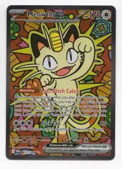 Pokemon: Perfect Order *Foil* Meowth ex (121/088) Special Illustration Rare #2 - Image 1