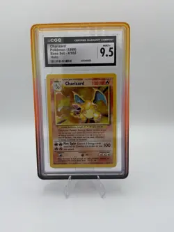 CGC 9.5 Charizard Base Set 4/102 Holo Rare English 1999 WOTC - Image 1