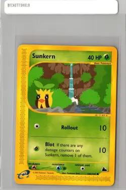Sunkern 106/144 Pokemon TCG Skyridge e-reader VLP - (A) - Image 1