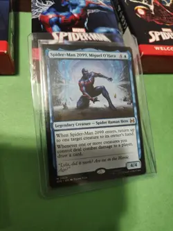 SpiderMan MtG, Spider-Man 2099, Miguel O'Hara Mythic Rare SPE 0008, Magic In Han - Image 2