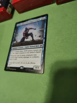 SpiderMan MtG, Spider-Man 2099, Miguel O'Hara Mythic Rare SPE 0008, Magic In Han - Image 3