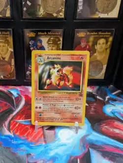 Pokemon TCG Arcanine 6 Black Star Promo WOTC NM - Image 1