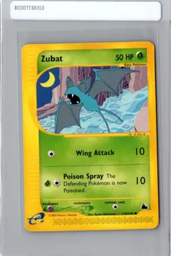 Zubat 118/144 Pokemon TCG Skyridge Non Holo 2003 WOTC e‑Reader NM/VLP - Image 1