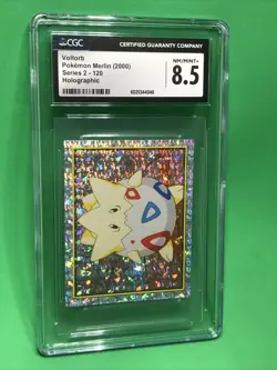 CGC 8.5 Merlin Series 2 Togepi Holographic MISLABELED Voltorb VTG Pokemon Error - Image 1