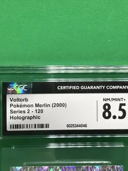 CGC 8.5 Merlin Series 2 Togepi Holographic MISLABELED Voltorb VTG Pokemon Error - Image 5