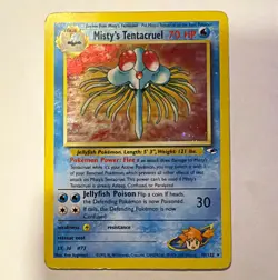 Pokemon TCG Wizards Gym Heroes Misty's Tentacruel 10/132 Holo Rare Eng 70HP 1st - Image 1