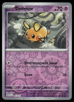 Dedenne 087/191 Common Surging Sparks Pokemon Reverse Holo Near Mint - Image 1