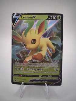 Pokemon TCG Leafeon V Ultra Rare- Crown Zenith, Near Mint - Image 1