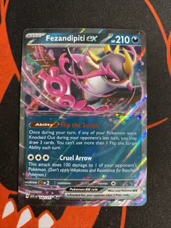 Fezandipiti ex 142/217 Double Rare Ascended Heroes Pokemon Holo Near Mint - Image 1