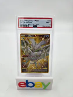 2020 Pokemon Sword & Shield Rebel Clash 204 Full Art Frosmoth Secret PSA 9 - Image 1