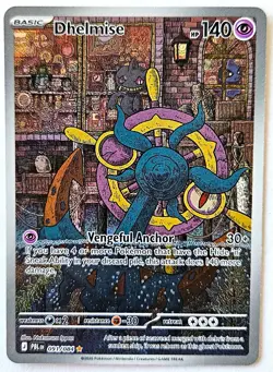 Pokemon TCG Dhelmise Pitch Black 091/084 Holo IR Rare EN - Image 1