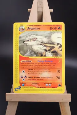 Pokemon Arcanine Skyridge Non-Holo 3/144 MP 2003 - Image 1