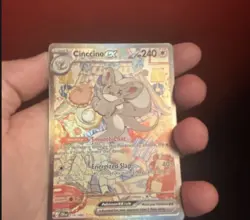 Pokemon TCG Cinccino ex 119/086 Chaos rising SIR Mint condition: sleeved+topload - Image 1