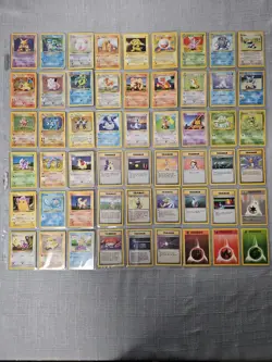 Pokemon 100% Complete Master Base Set. All 102 Cards; 60/102 are "Shadowless" - Image 1