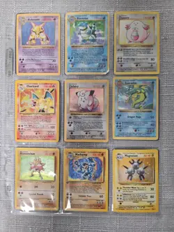 Pokemon 100% Complete Master Base Set. All 102 Cards; 60/102 are "Shadowless" - Image 3