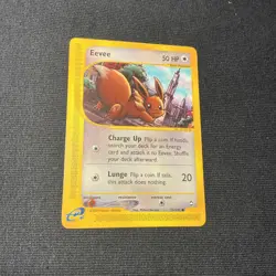 EEVEE 75/147 Aquapolis non-holo E-READER Pokemon TCG card NM & CLEAN reader - Image 1
