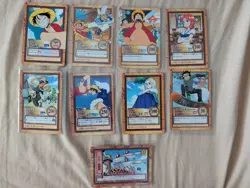 One Piece TCG 78 X Vintage Card Bundle 1999 To 2005 Japanese - Image 1