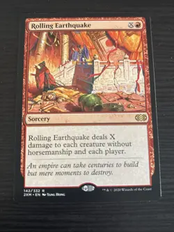 MTG Rolling Earthquake Double Masters Regular NM - Image 1