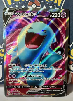 Wobbuffet V (Full Art) 191/202 Swsh01 Ultra Rare Holo Card - Image 3