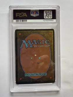 1994 Magic: The Gathering Savannah Revised Edition Card PSA 4 - Image 2