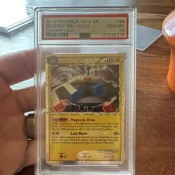 Pokemon Magnezone Prime 96/102 Triumphant Holo ENG 2010 PSA 10 - Image 1