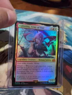 Lightning, Army of One (Final Fantasy) ~Foil~ NM - Image 3