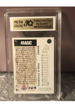 1992-93 Upper Deck #1 Shaquille O'Neal signed Rookie Card RC Magic w/ COA. ✅ - Image 3