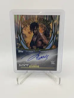 Je’von Evans 2025 Topps WWE Universe - Next Level On Card Auto - Image 1