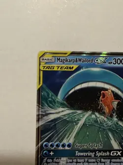 The Pokemon Company Magikarp & Wailord GX SM166 TAG TEAM Holo Promo 300 HP ENG - Image 4