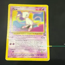 Wizards of the Coast Pokemon TCG Wotc Promo Mew 08/53 Promo Regular 1999 - Image 1