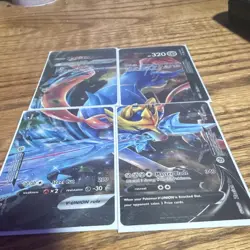 Pokemon TCG Zacian V-UNION Promo 4-Card Set Holo English SWSH163 - Image 1